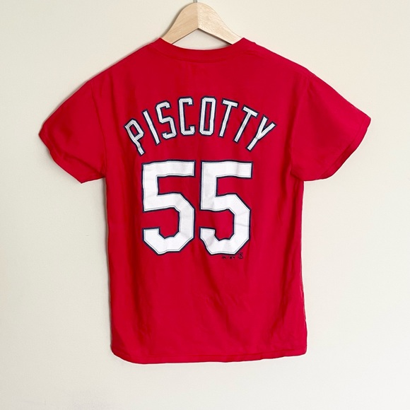 MLB Cardinals Stephen Piscotty #55 Majestic Red T Shirt Adult size Small - Picture 3 of 5